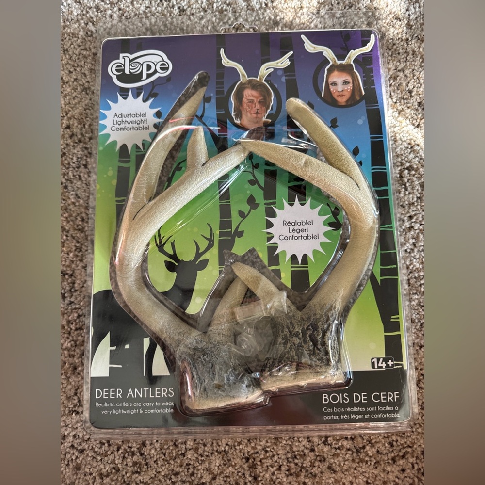 Deer antlers for costumes.